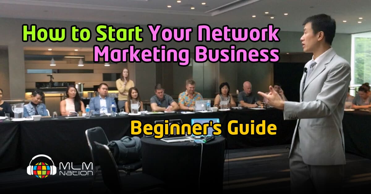 Simon Chan doing a network marketing training on how to start network marketing. How to start MLM